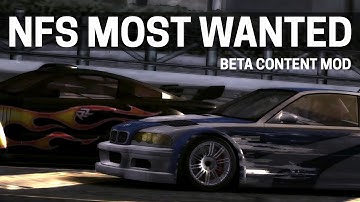 NFS Most Wanted - Beta Content Mod / Return of Roger