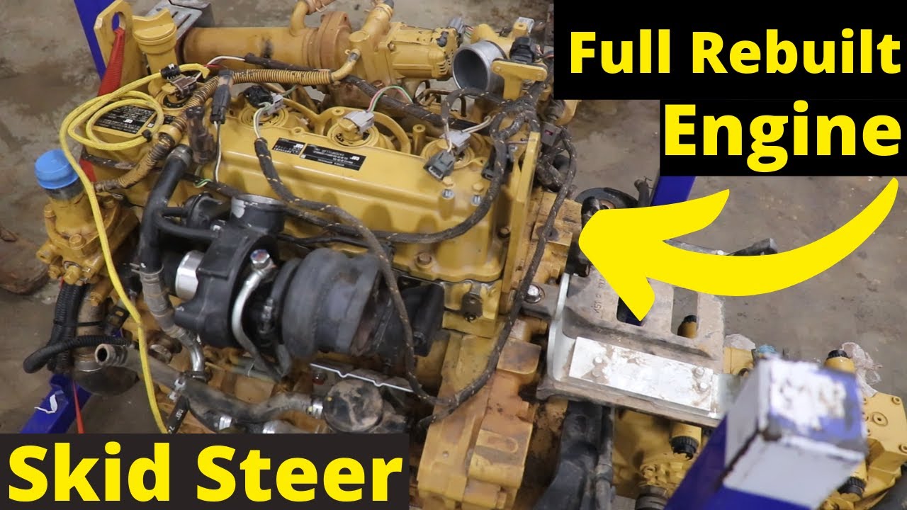 Rebuilding a Flood Damage Engine For out Caterpillar 259d Part 5