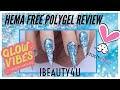 ibeauty4u/ hema free polygel review/ Vegan Polygel/ Polygel nails At home/ Best Glitter Polygel