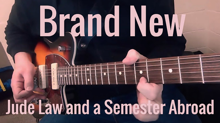 Jude Law and a Semester Abroad Guitar version - Guitar performance video thumbnail