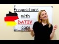 Prepositions with Dative // Präpositionen mit Dativ// Deutsch A2// Teil 1