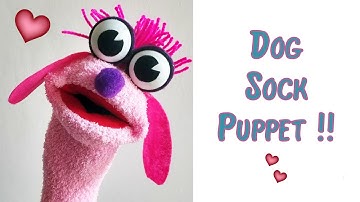 How to make a dog sock puppet. Ana | DIY Crafts