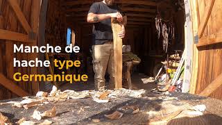 Making a Germanic type axe handle - no power tools