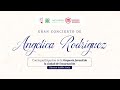 Angélica Rodríguez en concierto, en el marco del centenario de la creación de la Guarania.