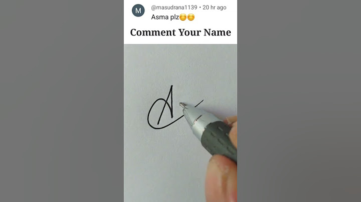 A Signature Style || Asma signature