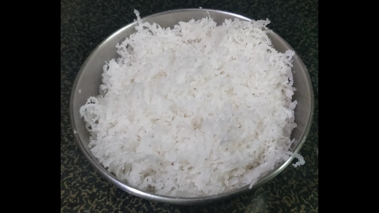 How to make grated dry coconut||Easy and quick way to grate dry coconut ...