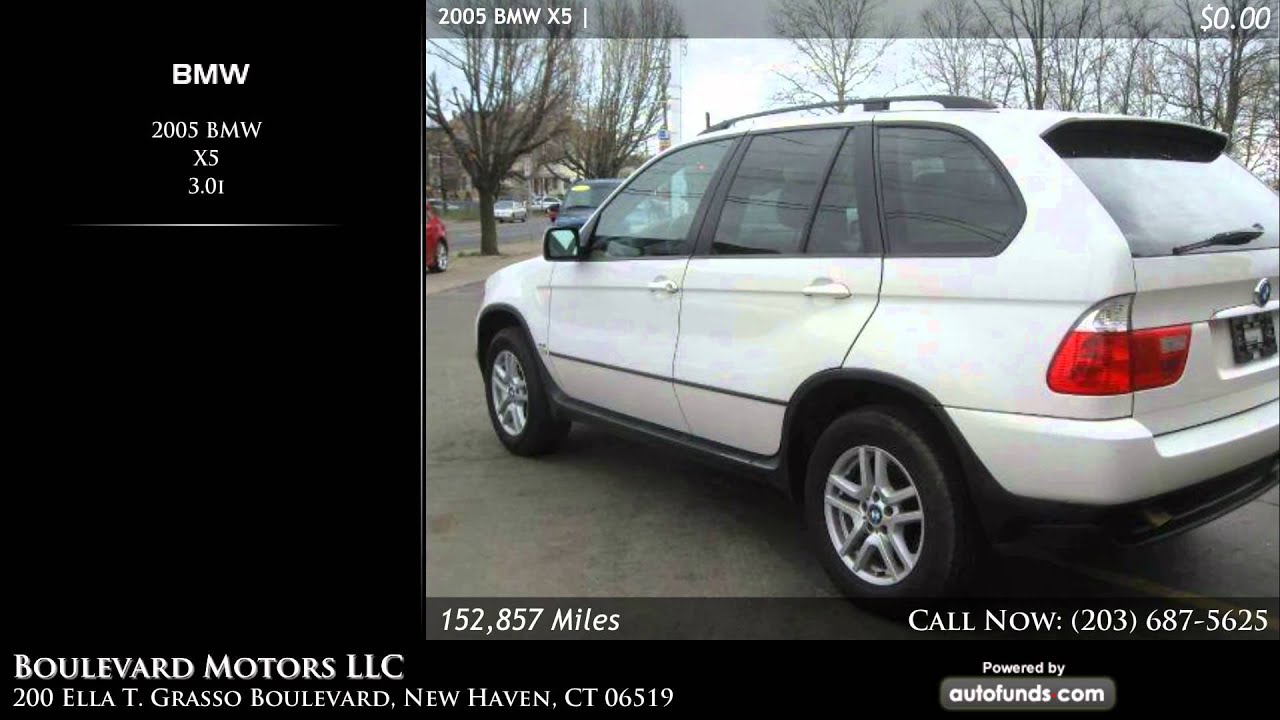 Used 2005 BMW X5 Boulevard Motors LLC, New Haven, CT SOLD YouTube