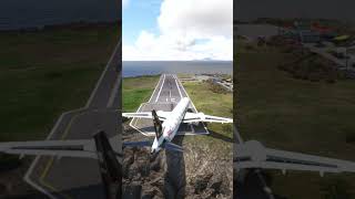 Impossible “Joker” 787 Takeoff at Saba – Can It Really Fly? #extremetakeoff #aviation #shortrunway
