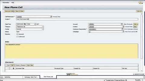 Campaign-to-Quote Management with SAP Business ByDesign: Product Demo