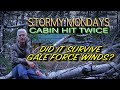 Stormy mondays cabin gets hit twice  did it survive the gale force winds