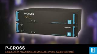 P-CROSS, SINGLE-LASER POLARIZATION-CONTROLLED OPTICAL SAMPLING SYSTEM
