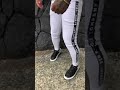 Calça Branca Masculina Skinny Faixa Lateral Codi
