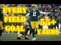 Every Mason Crosby Field Goal of 55+ Yards