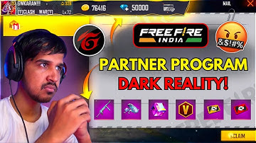 Free Fire Partner Program Reality 🤯 Partner Program Exposed 🤬 Garena Free Fire