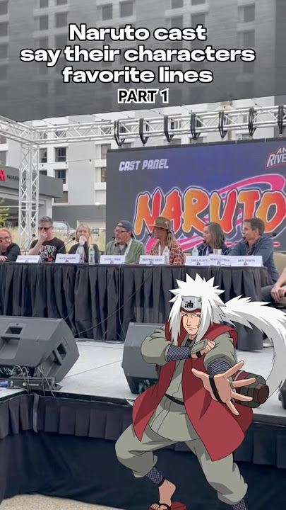 NARUTO CAST SHARES THEIR FAVORITE LINES #anime #animepanel #naruto #narutoshippuden