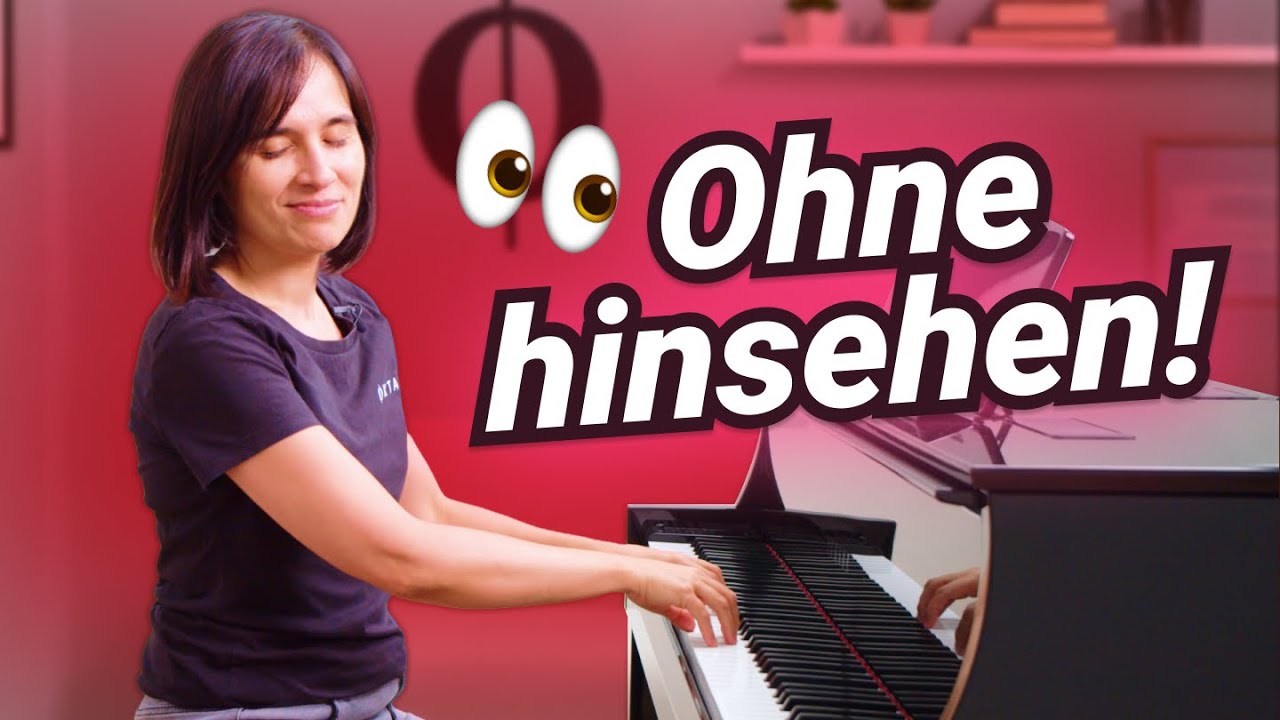 Ohne Hinsehen Klavier spielen – 3 Übungen, die sofort helfen!