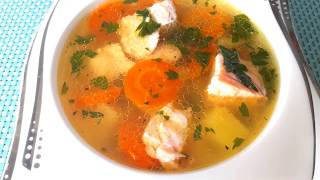 Salmon soup. Very tasty fish soup, everyone likes it, it's easy, fast and simple!