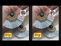 DIY Handmade Silk Thread Studs Tassel Earrings // DIY Tassels Earrings