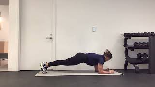 Day 4:  Forearm Plank Knee Drop (Planksgiving Challenge)