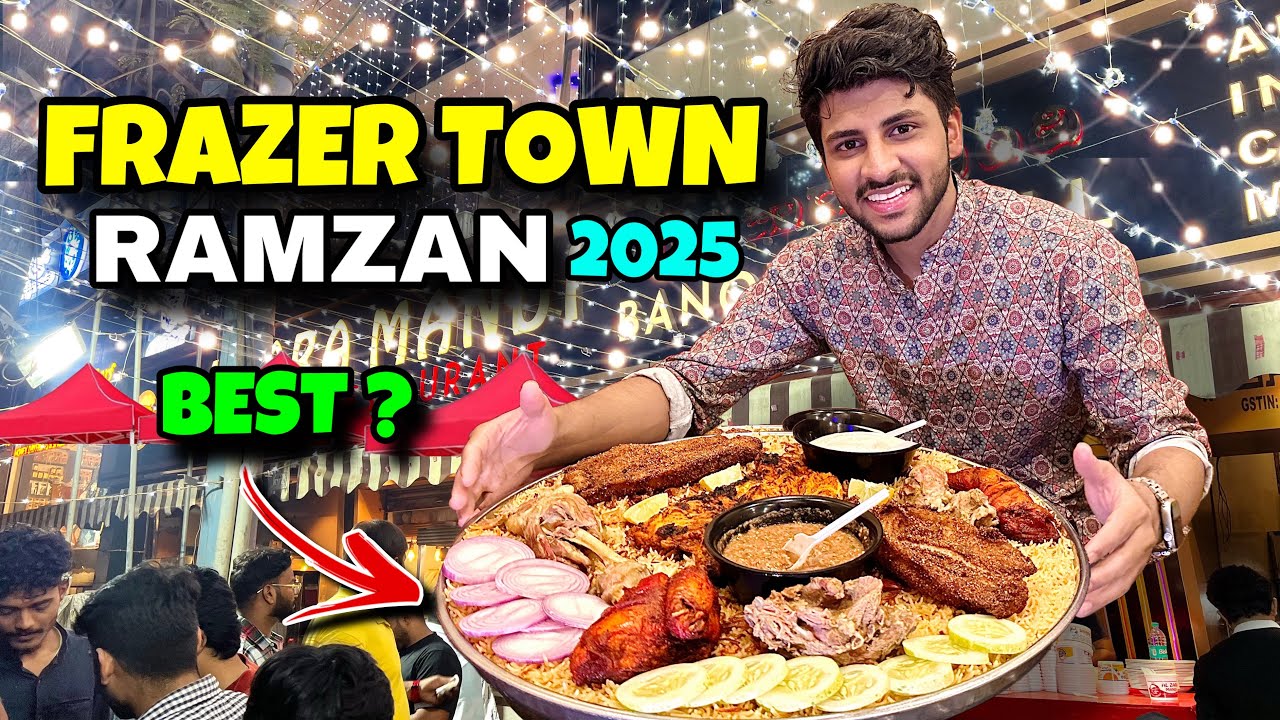 Frazer Town Ramzan Food Mela 2025 Bangalore 🤩
