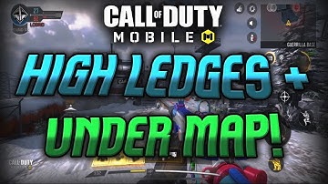 Call of Duty Mobile: Summit NEW EASY High Ledges + Under Map Secret Hiding Spot (CODM S5 Glitches)