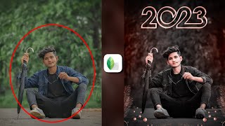 How 2023 Happy New Year Photo Editing To Snapseed App || 2023 Best Photo Editing Trick screenshot 3