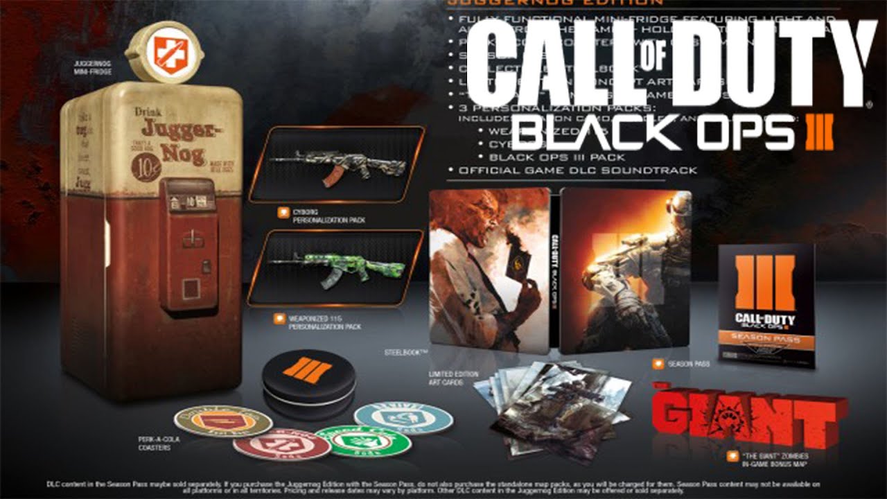 Call Of Duty Black Ops 3 Juggernog Kühlschrank BO3 JuggerNOG Edition With "Die Reise Remake" And More (Call Of Duty