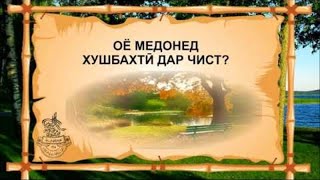 БЕҲТАРИН СУХАНҲО _  МАВЛАВӢ БЕҲЗОД ХУШБАХТИ ДАР ЧИСТ ?..