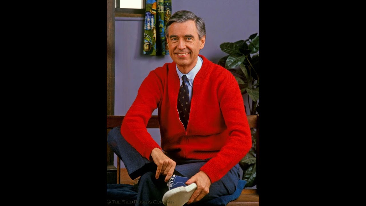 Mr. Rogers talks to parents about their own experiences raising their children. Circa 1983