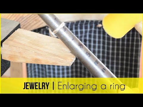 AGNES BIJOUTERIE | Jewelry : How to enlarge a ring (simplest method)