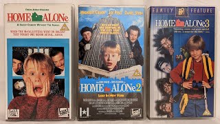 Home Alone Trilogy Vhs Tapes