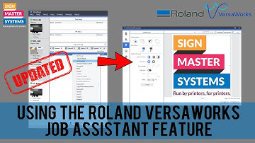 Using the Roland Versaworks job assistant feature