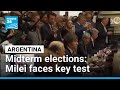 Argentinians vote in midterm elections seen as key test for Milei • FRANCE 24 English