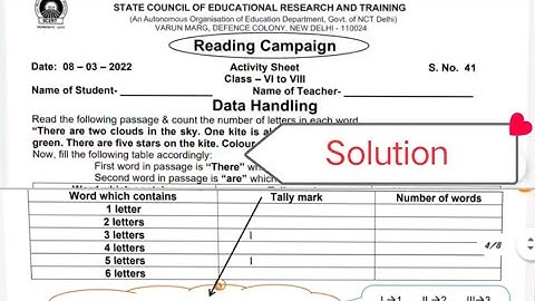activity sheet 41 class 6/7/8 ll 8/3/2022 ll maths / reading campaign 41 / class 8 activity sheet41