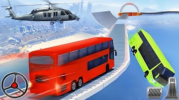 Crazy Bus Stunt Driving Simulator|Impossible Bus Mega Ramping Racing|Android GamePlay|Bus simulator