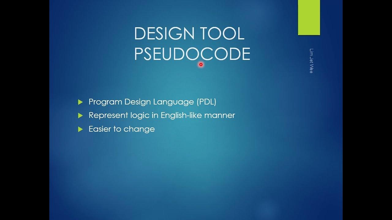 Design Program Using Pseudocode - YouTube
