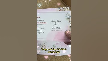 Thiệp hồng về Quế Võ - Thiệp cưới đẹp Bắc Ninh - Thiệp cưới cao cấp - Thiệp cưới giá rẻ