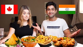 Canadian Girl Tries INDIAN Food for the First Time