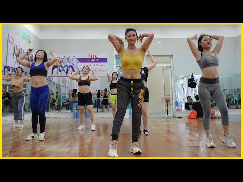 20 Mins Aerobic Workout Reduction Of Belly Fat Quickly | Zumba Class