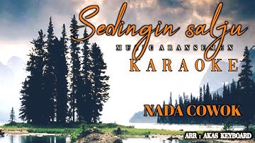 sedingin salju - nada cowok | karaoke ( akas studio )