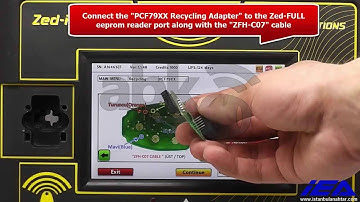 Jeep Used Remote Key Unlocking 0HT692427AA By Zed-Full Key Programmer & Zed-Full PCF79XX Adapter