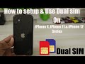 Hindi || How to setup & Use Dual sim on iPhone XS, iPhone 11 & iPhone 12 Series
