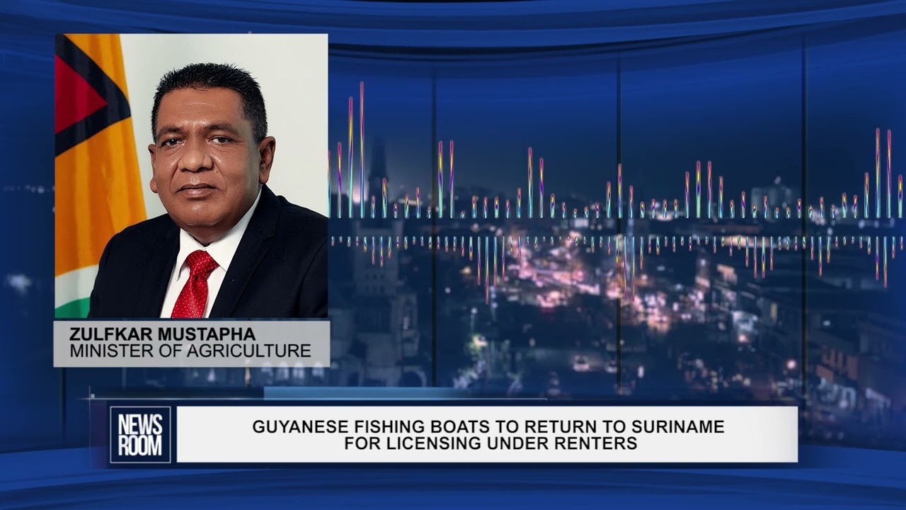 GUYANESE FISHING BOATS TO RETURN TO SURINAME FOR LICENSING UNDER RENTERS