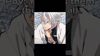 Pov You Kiss Them But Its Real. Also With The Sanemi One, He Moved Away