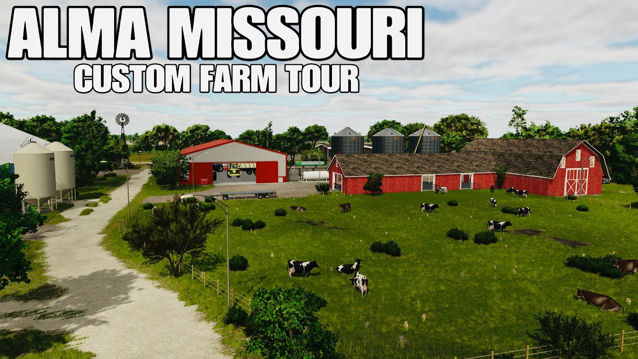 Alma Missouri Custom Farm & Horse Trail Tour: Big Country Series Ep 1 (Farming Simulator 25)