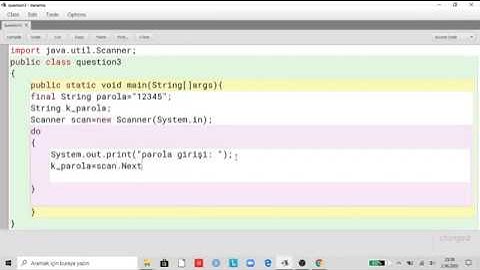 Java Do While Döngüsü | Java ile Programlamaya Giriş