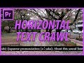 How to Create a Horizontal Text Crawl (Ticker) in Adobe ...