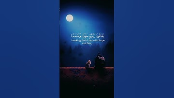 إِنَّمَا يُؤْمِنُ بِآيَاتِنَا الَّذِينَ إِذَا ذُكِّرُوا بِهَا خَرُّوا سُجَّدًا|سورة السجدة