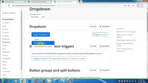 Change Bootstrap Dropdown value in angular 9