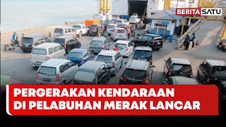 Download lagu Pergerakan Kendaraan di Pelabuhan Merak Lancar | Beritasatu